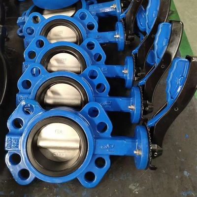 DN100 스테인리스 스틸 나비 밸브 다목적 PTFE 및 내구성 클램프와 비닐